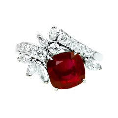 Raymond Yard Burma Ruby No Heat Ring 9