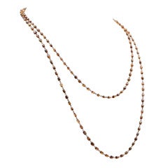 Champagne Diamond Necklace 10