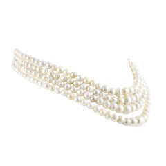 An Important Natural Saltwater Pearl Necklace