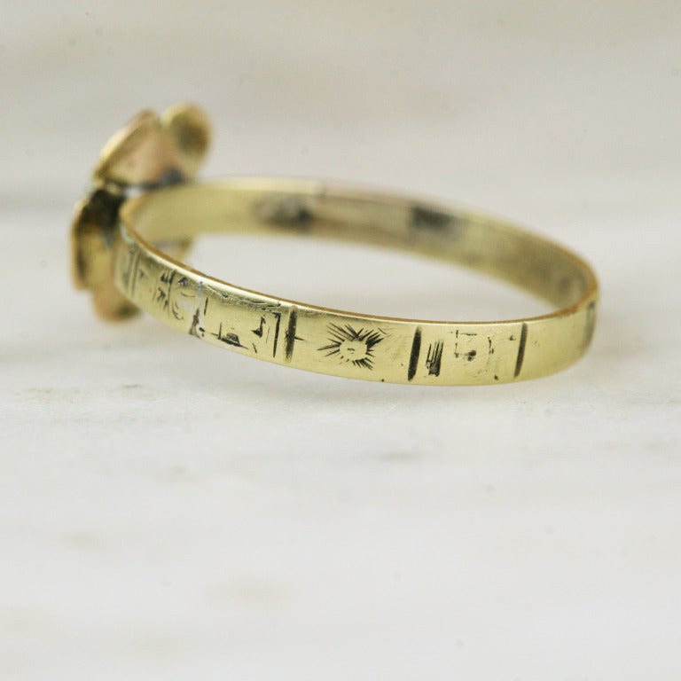 Georgian Gold and Diamond Ring 1