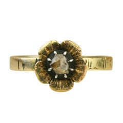 Antique Georgian Gold and Diamond Ring