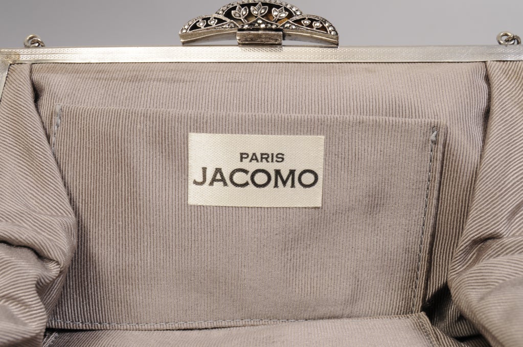 Jacomo  Skin Bag with Marcasite Frame 2