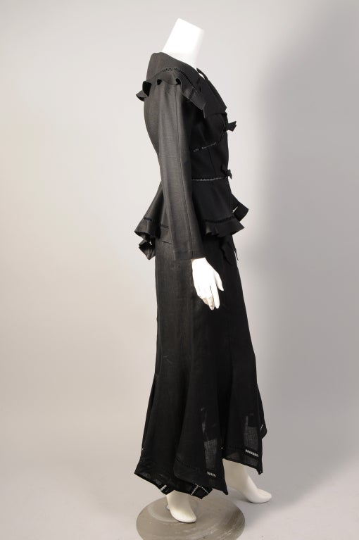 Thierry Mugler Evening Suit at 1stdibs