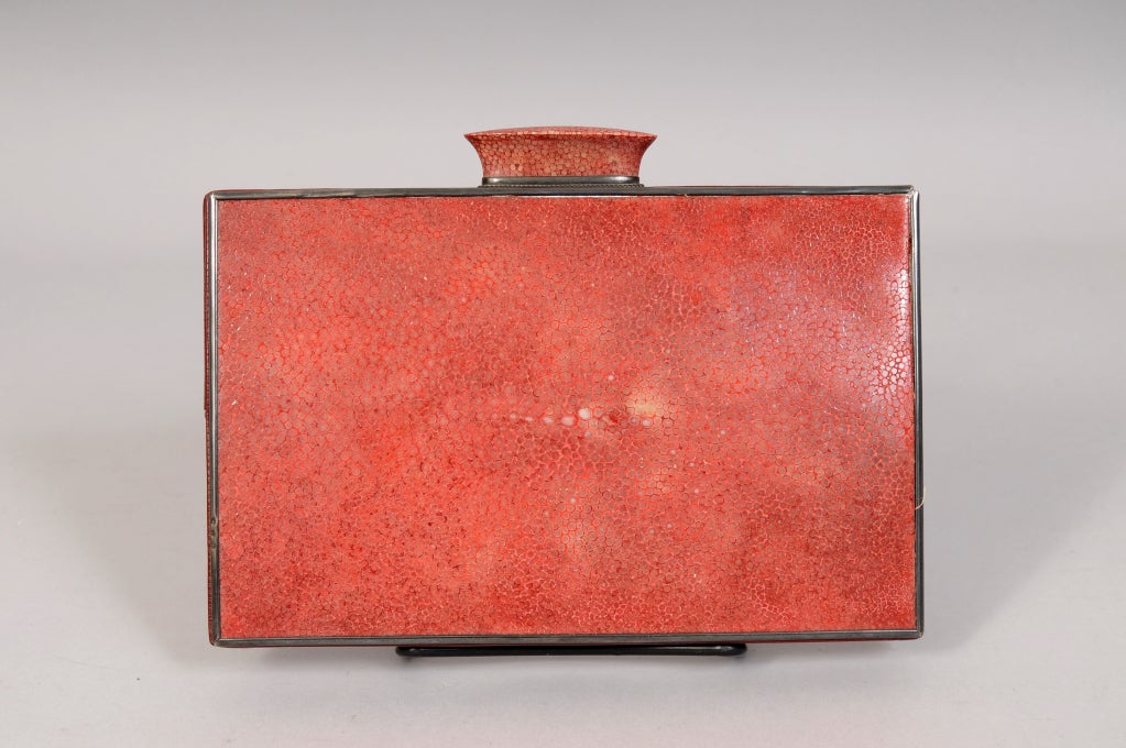 Antique 1920's Shagreen Clutch