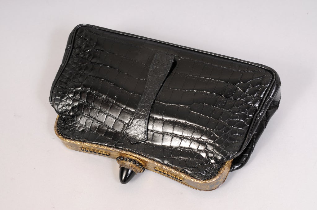 Women's Jacomo Crocodile Clutch