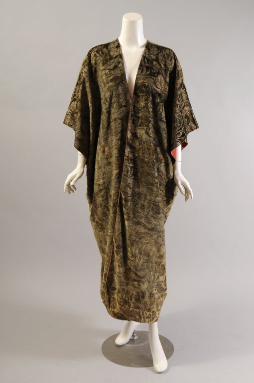 Women's Fortuny Stenciled Velvet Coat