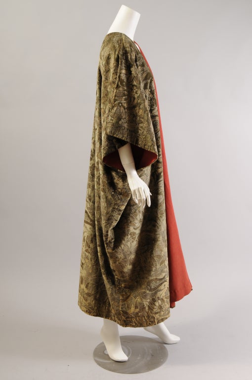 Fortuny Stenciled Velvet Coat 1
