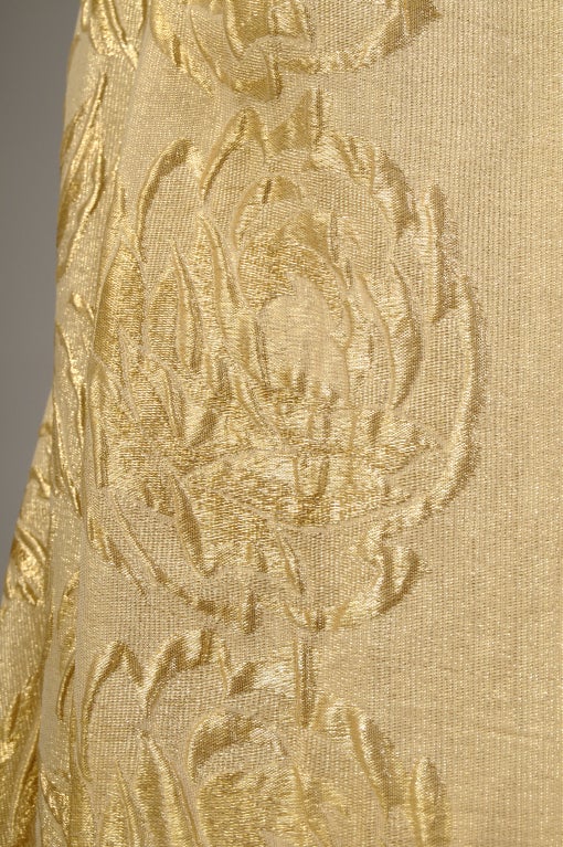 1920's Liberty Gold Lame Shawl - Never Worn at 1stdibs