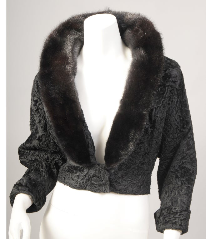 Russian Broadtail & Mink Jacket