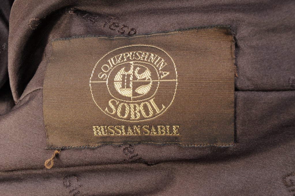 Women's or Men's Russian Sable Full Length Coat Neiman Marcus