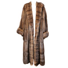 Vintage Russian Sable Full Length Coat Neiman Marcus