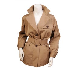 Rare Yves Saint Laurent Numbered Haute Couture Safari Jacket 3