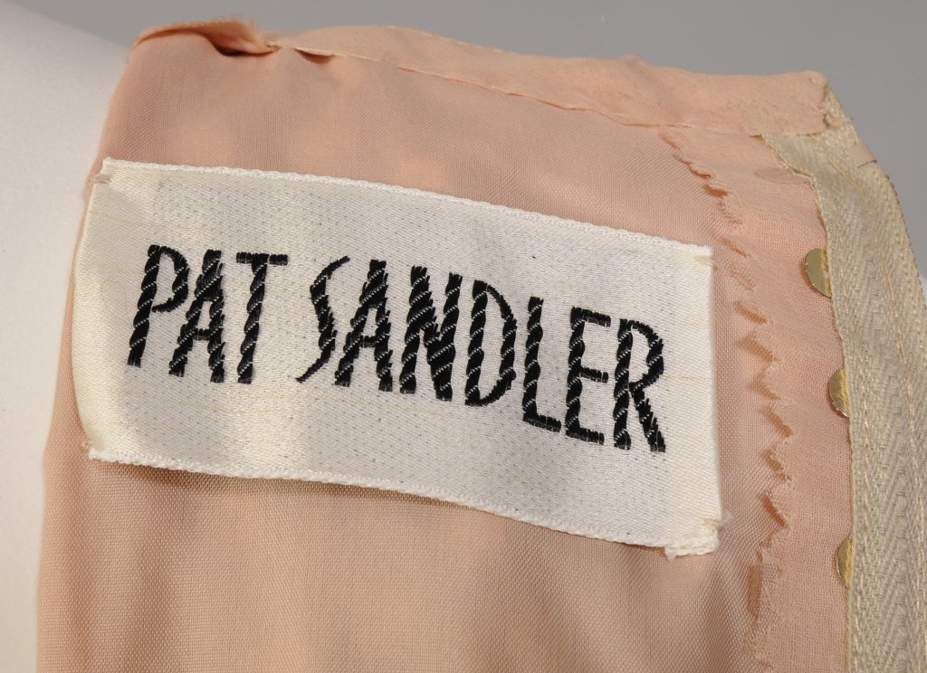 Pat Sandler Beaded Gown Never Worn 3