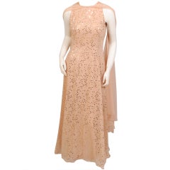 Pat Sandler Beaded Gown Never Worn