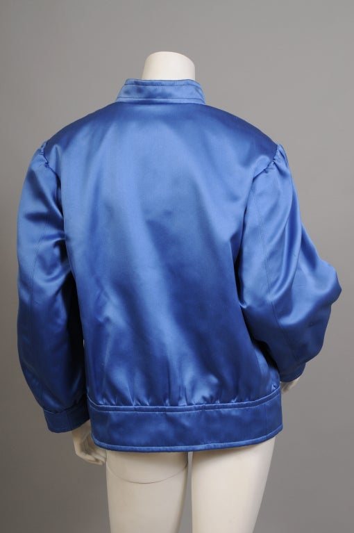 saint laurent blue jacket