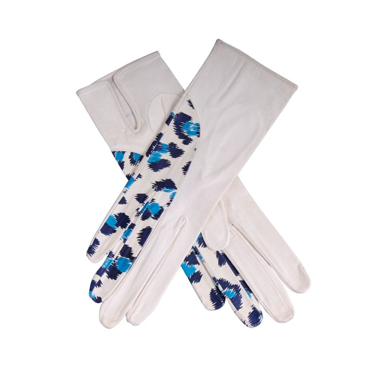 Leopard Pattern French Kid Gloves