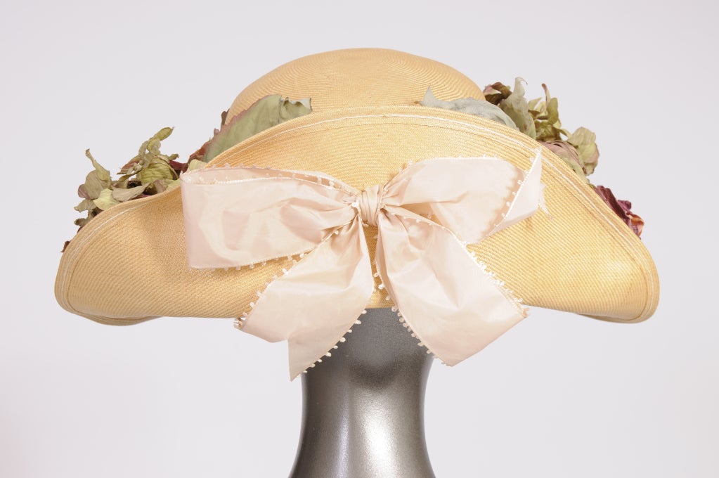 Frank Olive Edwarian Inspired Straw Hat 1