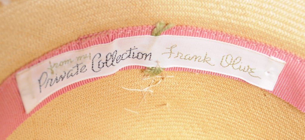Frank Olive Edwarian Inspired Straw Hat 5