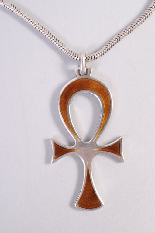 The ankh is the ancient Egyptian hieroglyph for the character for 
