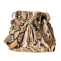 Vintage Carlos Falchi Snakeskin Bag