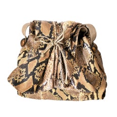 Carlos Falchi Snakeskin Bag