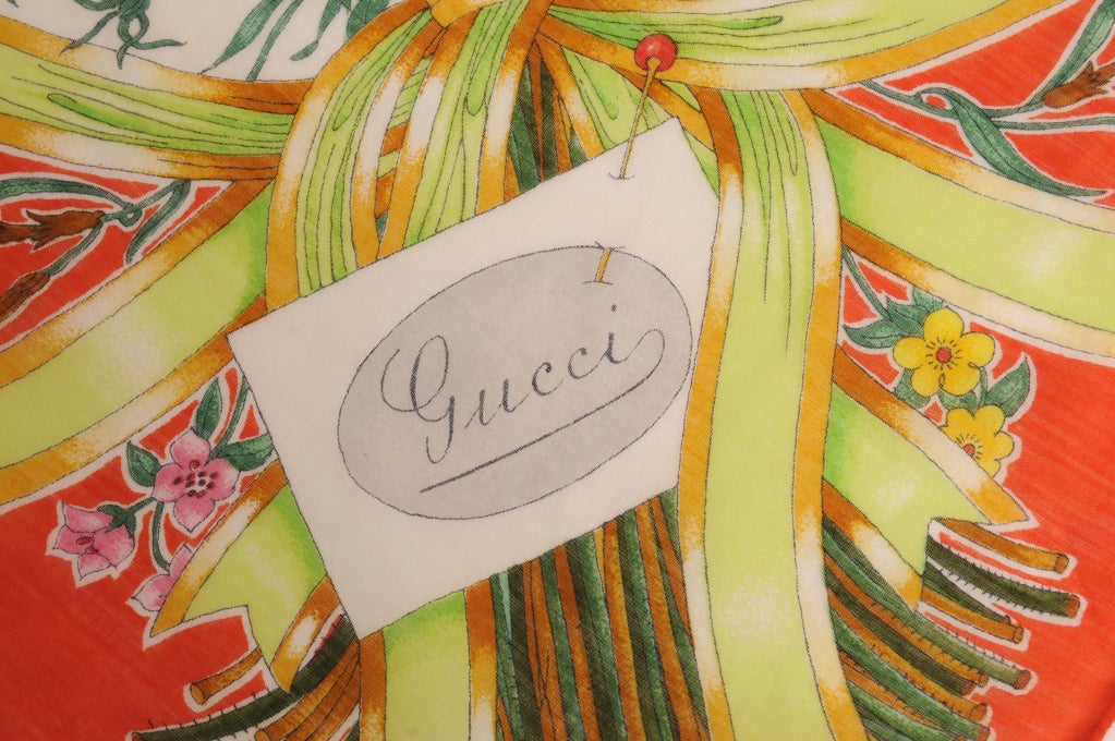 Gucci-Accornero-Schal aus Baumwolle Damen