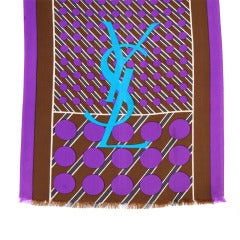 YSL Silk Scarf 1