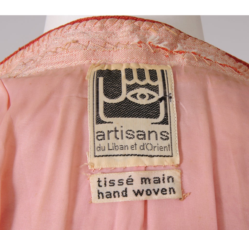 Artisans du Liban Handwoven Silk Caftan 2