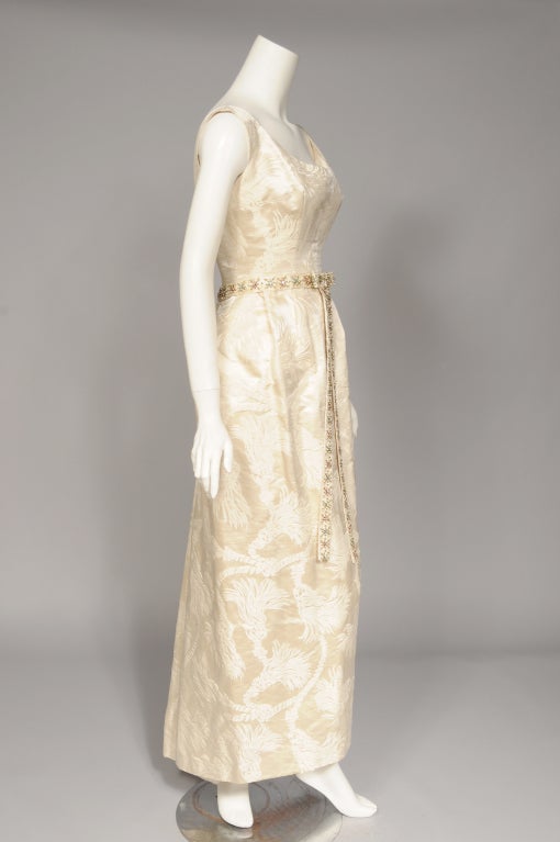 Women's 1950's Nitsa  Athens, Greece Evening Gown & Coat