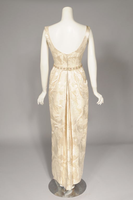 1950's Nitsa  Athens, Greece Evening Gown & Coat 1