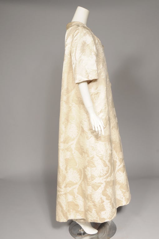 1950's Nitsa  Athens, Greece Evening Gown & Coat 2