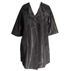Zoran Silk Taffeta Coat
