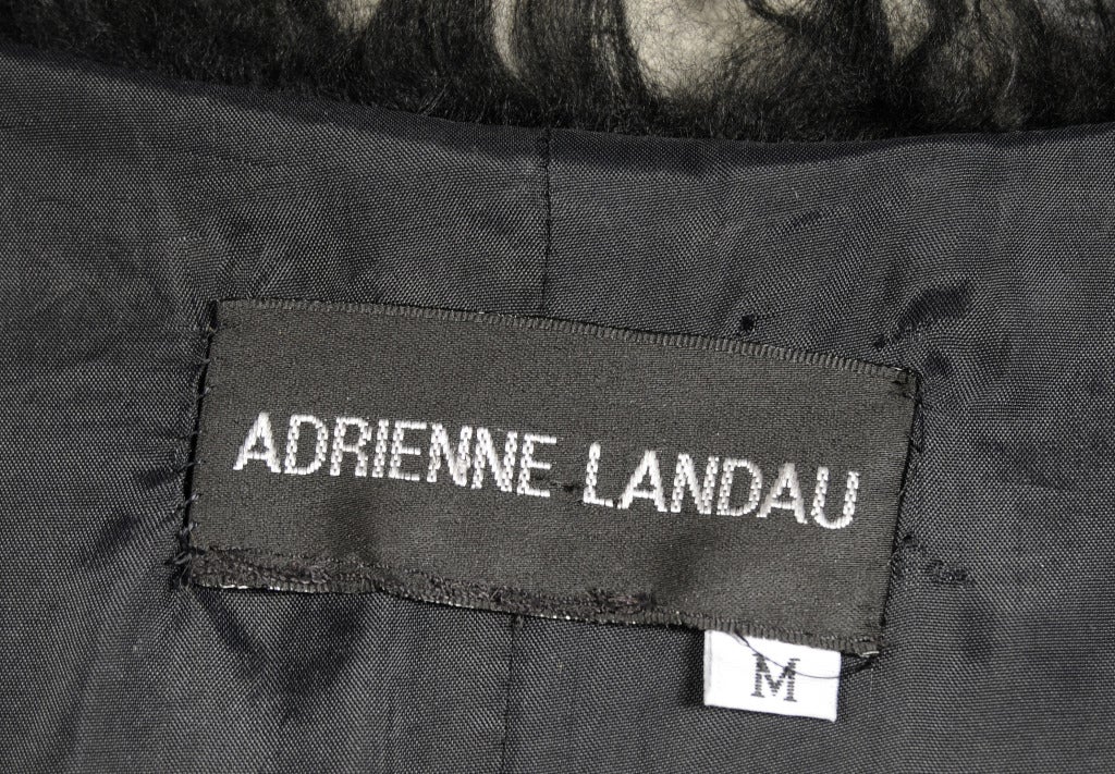 Adrienne Landau Embroidered & Beaded Suede Coat 1