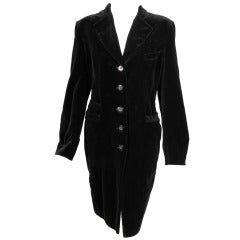 Ines de la Fressange Velvet Coat