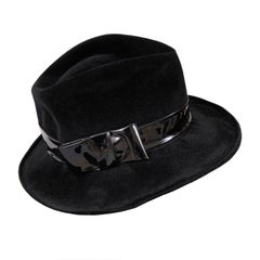 Used Borsalino Angora Fedora