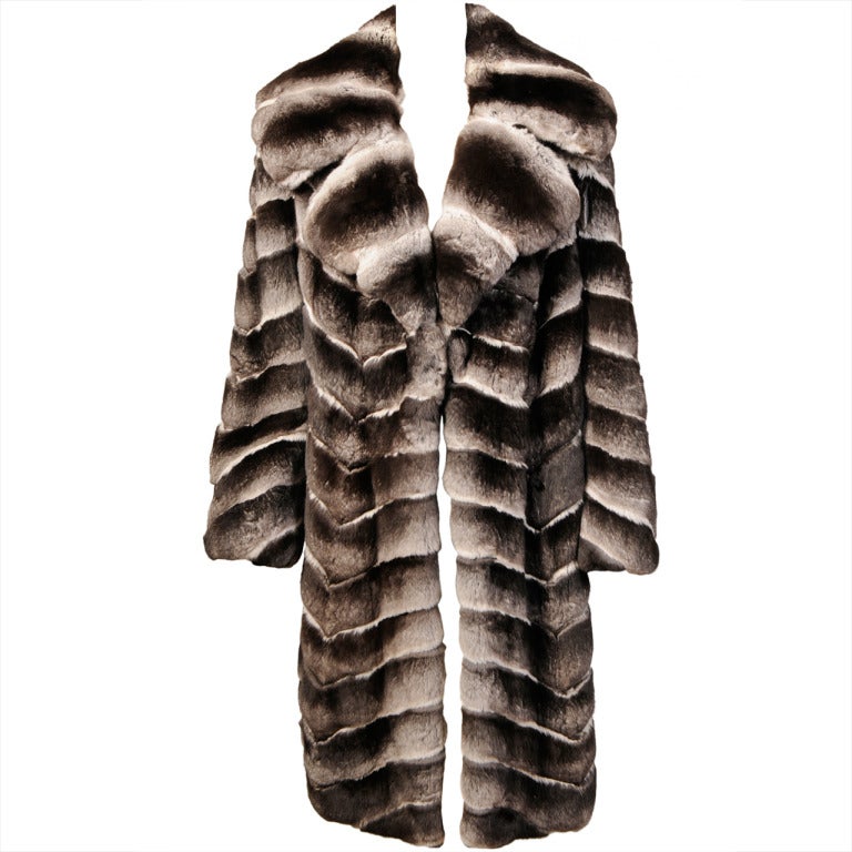 Luxurious Ben Kahn Chinchilla Coat
