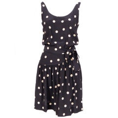 Martha, Palm Beach Silk Polka Dot Dress 12