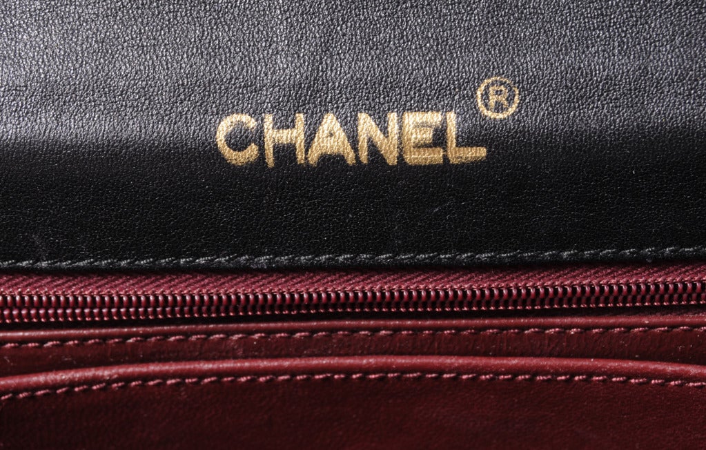 Women's Chanel Double Sided Black Bag