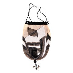 Wiener Werkstatte Beaded Bag with Sophisticated Color Palette 11