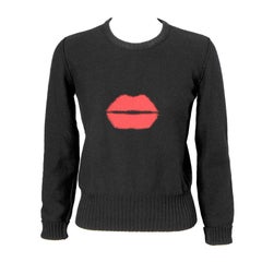 Vintage Sonia Rykiel "Kiss Me" Sweater