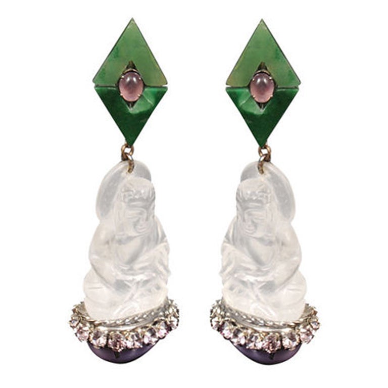 Iradj Moini Buddha Earrings