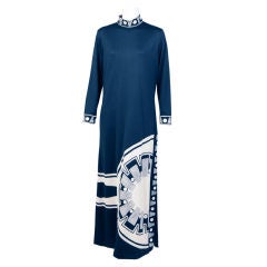 Modernist Paganne  Print Dress