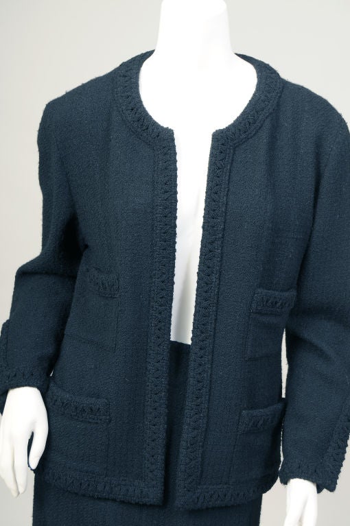 Women's Chanel Wool Boucle Suit