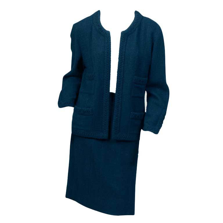 Chanel Wool Boucle Suit