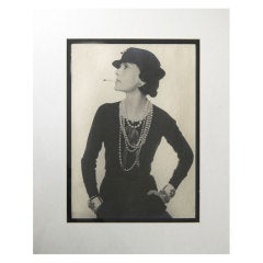 Photographic Portrait of Coco Chanel