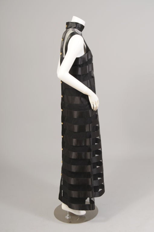 Chanel Satin & Tulle Evening Dress