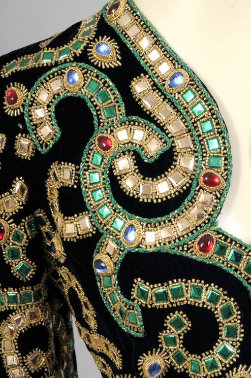 Osacr de la Renta Beaded Jacket