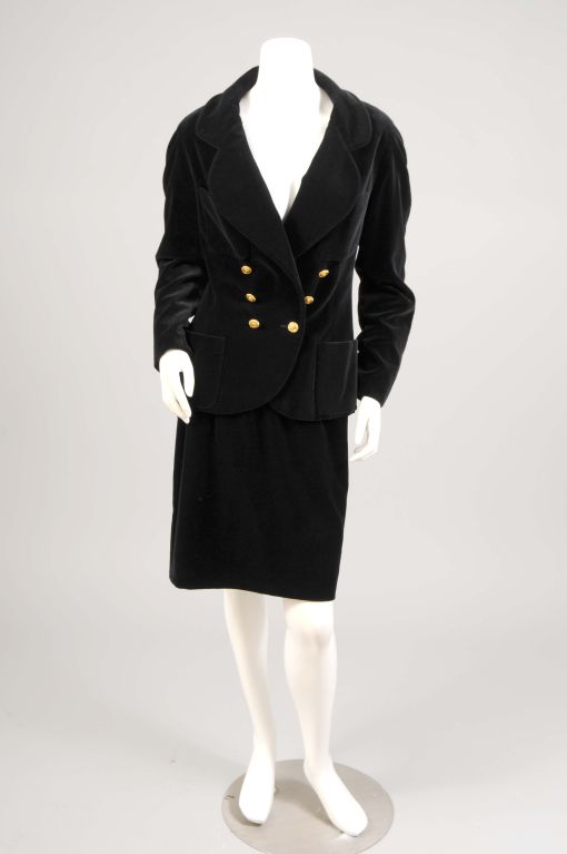 Chanel Velvet Suit