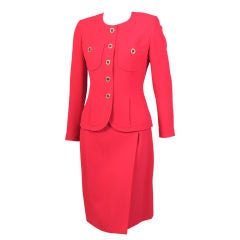 Chanel Cherry Red Suit