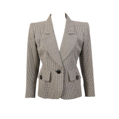 Yves Saint Laurent Haute Couture Black & White Jacket 8